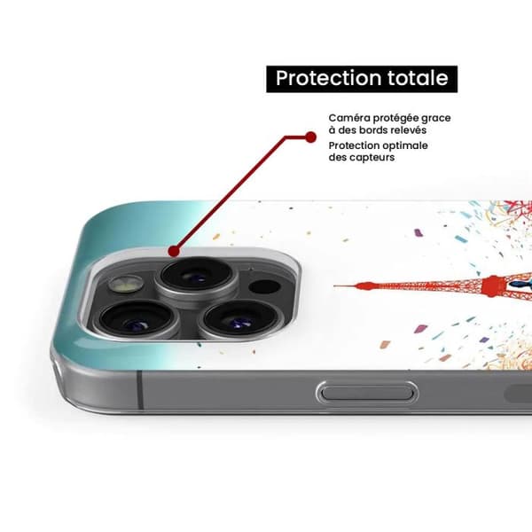 Siliconefodral - Kompatibel med Apple iPhone 16 - design med olympiska spel Transparent
