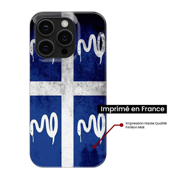Siliconfodral - Kompatibel med Samsung Galaxy A25 - design med Martinique flagga Transparent