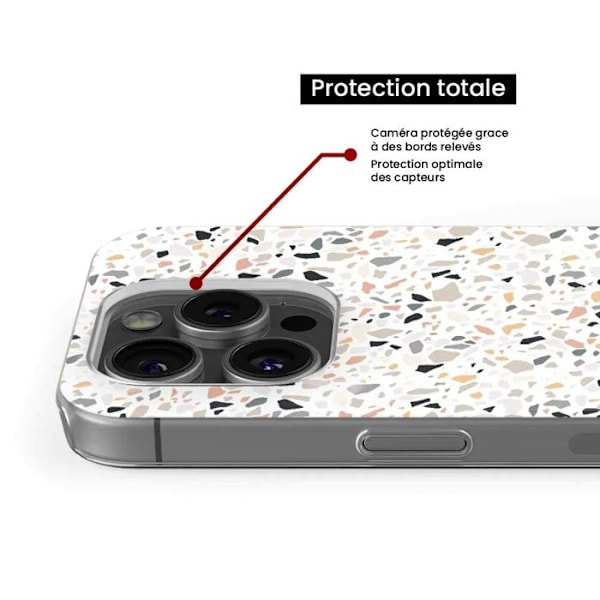 Silicone-fodral - Kompatibel med Xiaomi 14 - terrazzo design i färg Transparent