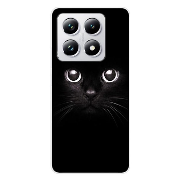 Siliconfodral med tryck - 1001 fodral - Xiaomi 14T 4G - Mjuk - Optimal skydd - Mönster med kattögon Transparent