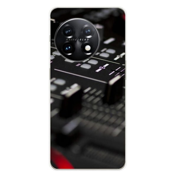 Tryckt silikonfodral kompatibelt OnePlus 11 5G Dj Mixer Transparent