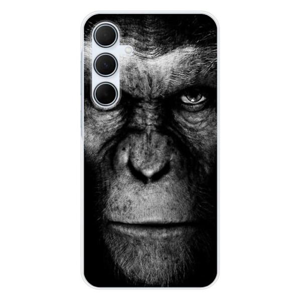 Siliconfodral - Kompatibel med Samsung Galaxy A35 5G - apedesign Transparent