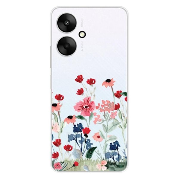 Silikonskal - Kompatibel med Xiaomi Redmi 13C 5G - design vårblommor Transparent