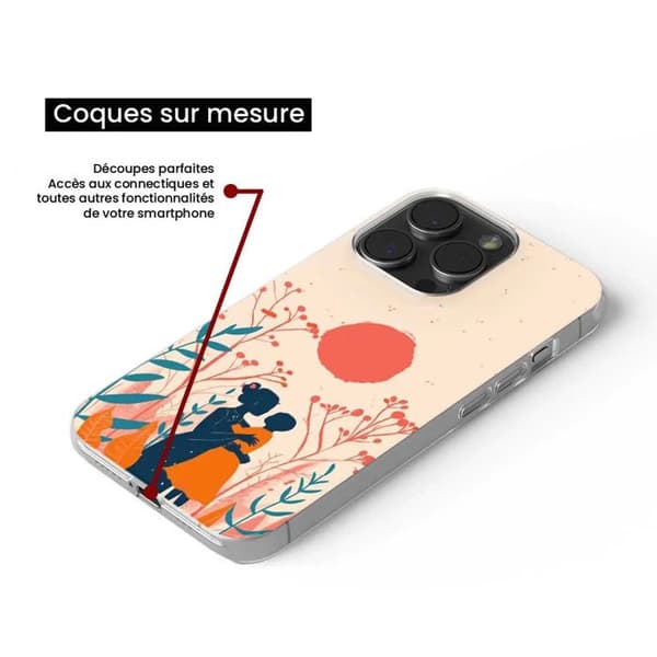 Siliconefodral - Kompatibel med Apple iPhone 13 Pro - design av ömhet Transparent