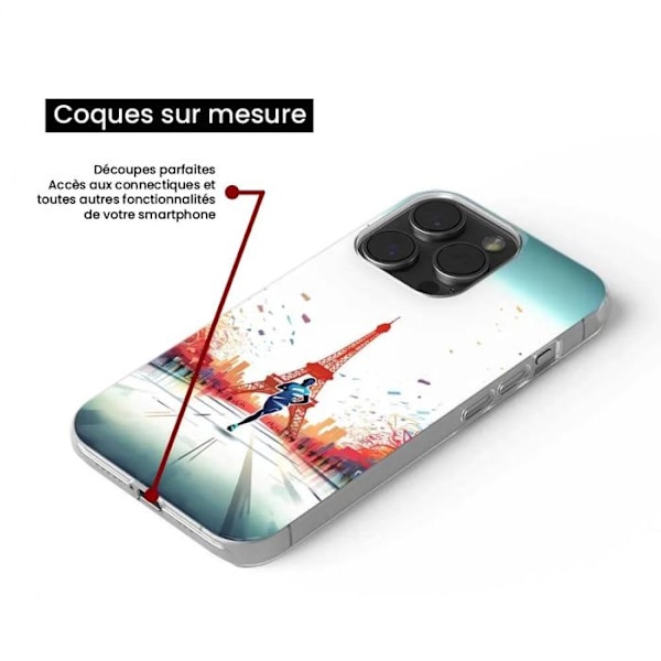 Siliconfodral - Kompatibel med Xiaomi Redmi A3 4G - design olympiska spelen Transparent