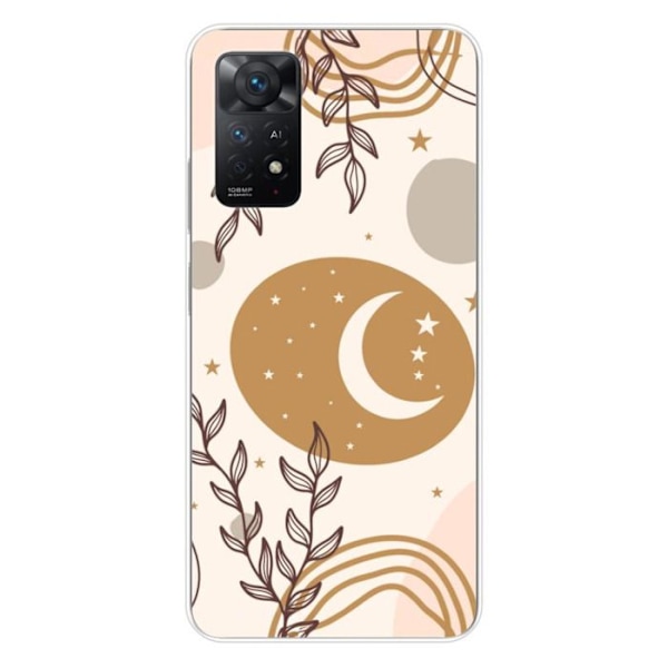 Siliconfodral - Kompatibel med Xiaomi Redmi Note 11 Pro Plus 5G - design måncykel Transparent