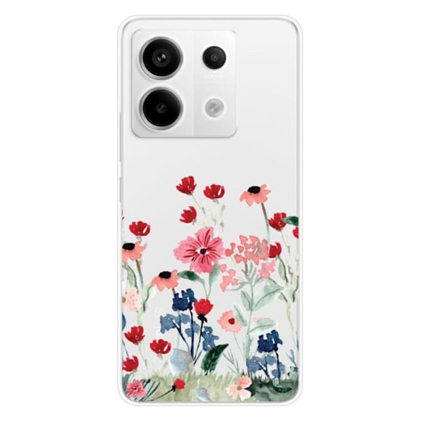 Siliconcase med tryck - 1001 skal - Xiaomi Redmi Note 13 Pro 5G - Vår i blom - Flexibel - Transparent Transparent
