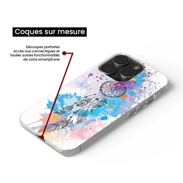 Siliconehölje - Kompatibel med Xiaomi Redmi Note 13 4G - design drömfångare färg Transparent