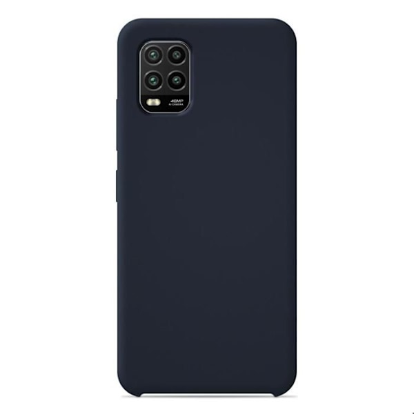 Siliconefodral Soft Touch - Xiaomi - Mi 10 Lite - Blå - Stöttålig - Trådlös uppladdning blå