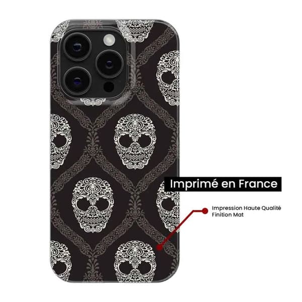 Siliconefodral - Kompatibel med Xiaomi Mi 12 Lite - blommig dödskalledesign Transparent