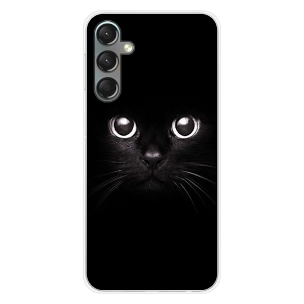 Silikonskal - Kompatibel med Samsung Galaxy A24 4G - design med kattögon Transparent