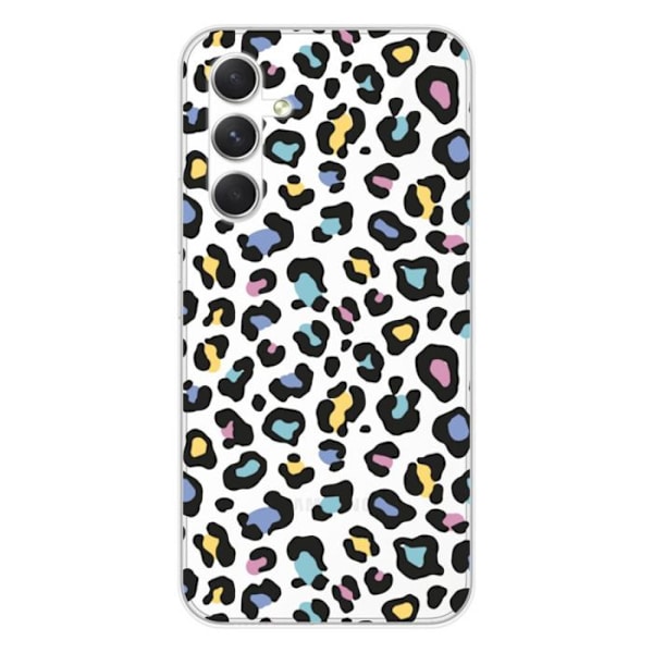 Siliconefodral - Kompatibel med Samsung Galaxy A54 5G - leopardmönster färg Transparent