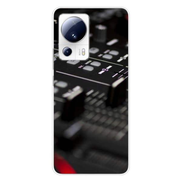Siliconfodral - Kompatibel med Xiaomi 13 Lite - design DJ-mixer Transparent