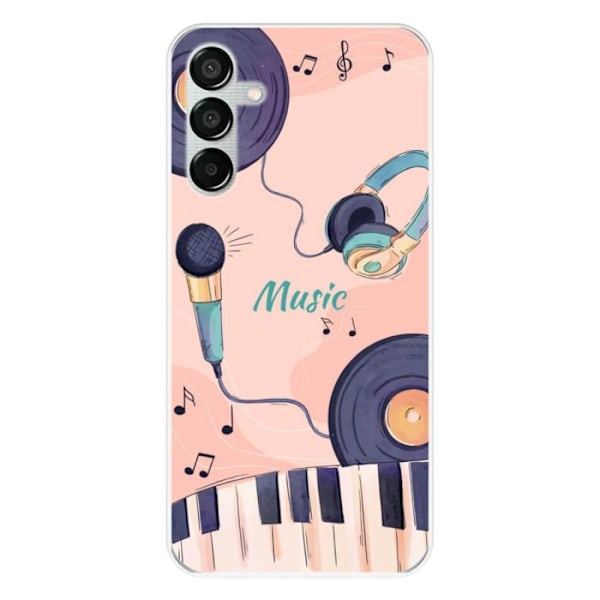 Coque i silikon med tryck - 1001 skal - Galaxy M15 5G - Mjuk - Flerfärgad - Optimal skydd Transparent