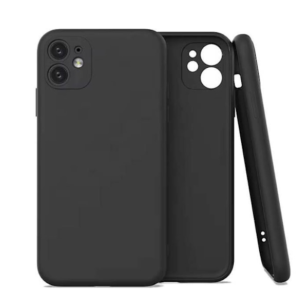 Svart silikonhölster - Kompatibel med Samsung Galaxy A70 svart