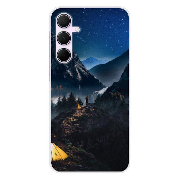 Siliconfodral - Kompatibel med Samsung Galaxy A55 5G - design ensam i bergen Transparent