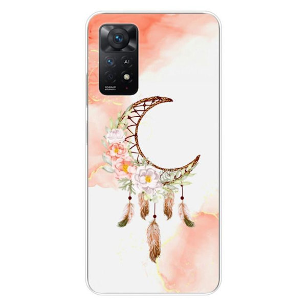 Siliconfodral - Kompatibel med Xiaomi Redmi Note 11 Pro Plus 5G - design drömfångare måne Transparent