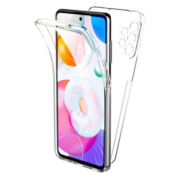 HelhetsSkydd 360° - Kompatibel med Samsung Galaxy A33 5G - Dubbel transparent skydd Transparent