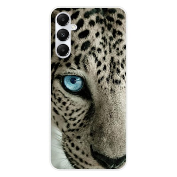 Siliconfodral - Kompatibel med Samsung Galaxy A05S - design med leopardögon Transparent