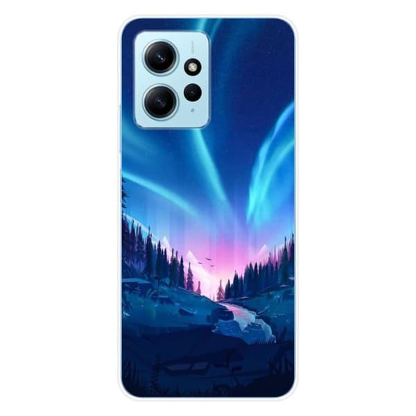 Siliconehölje - Kompatibel med Xiaomi Redmi Note 12 4G - design nattfall Transparent