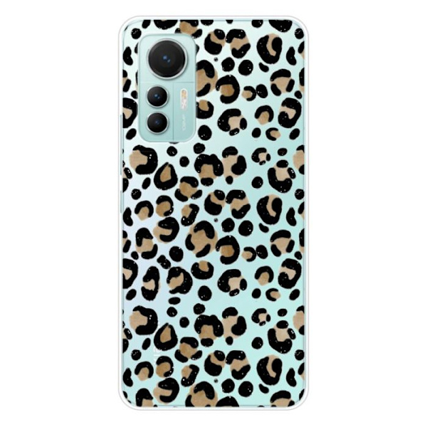 Silicone-fodral - Kompatibel med Xiaomi Mi 12 Lite - leoparddesign Transparent