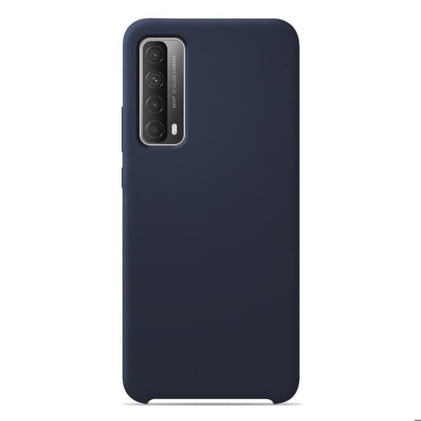 Siliconfodral Soft Touch - Huawei - P Smart 2021 - Blå - Stöttålig - Trådlös laddning blå