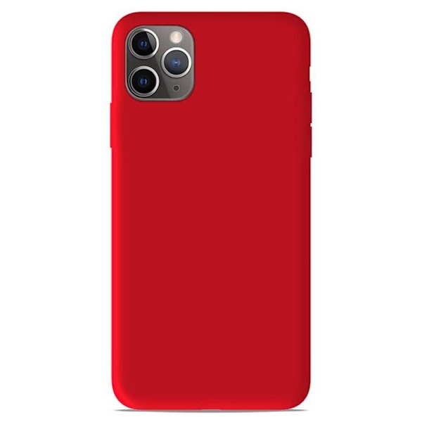 Röd silikonfodral - Kompatibel med Apple iPhone 11 Pro Max Röd