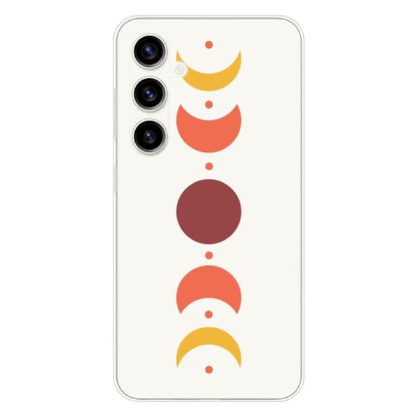 Siliconfodral - Kompatibel med Samsung Galaxy S23 FE - design eclipse Transparent