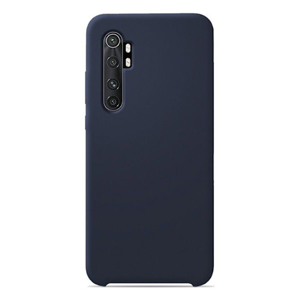 Siliconfodral Soft Touch - Xiaomi - Mi Note 10 Lite - Blå - Stötsäker - Trådlös laddning blå