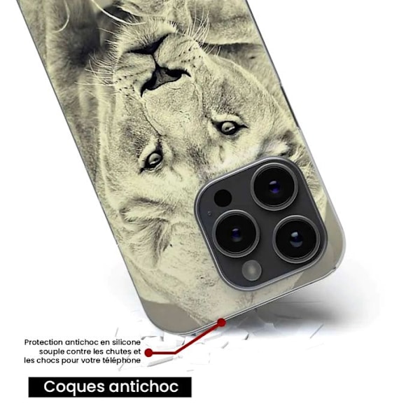 Coque Silicone Imprimerad - 1001 Skal - Samsung Galaxy A05 - Mönster Lejoninna - Optimal Skydd - Mjuk Transparent