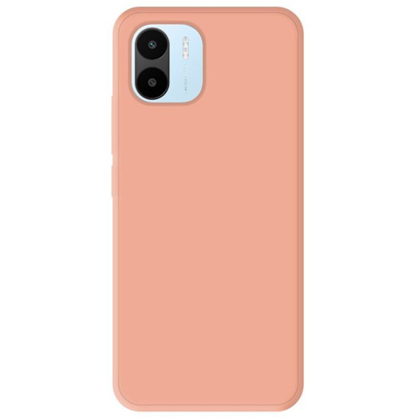 Skal i ljusrosa silikon - Kompatibel med Xiaomi Redmi A2, Xiaomi Redmi A1 ljusrosa