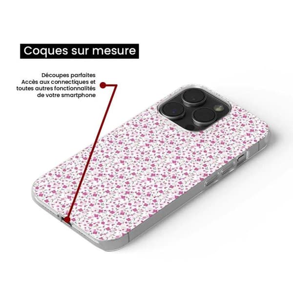 Silikonskal - Kompatibel med Apple iPhone 15 - design i vild liberty Transparent
