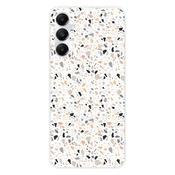 Siliconskal - Kompatibel med Samsung Galaxy A05S - terrazzo-design i färg Transparent