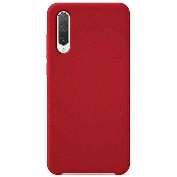 Siliconefodral Soft Touch - Xiaomi - Mi 9 Lite - Röd - Stötsäker - Trådlös laddning Röd
