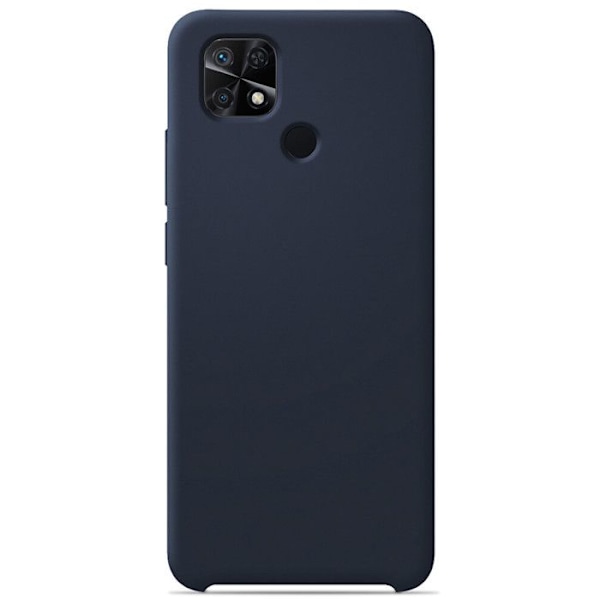 Siliconefodral Soft Touch - Xiaomi - Redmi 10C - Blå - Stöttålig - Trådlös laddning blå
