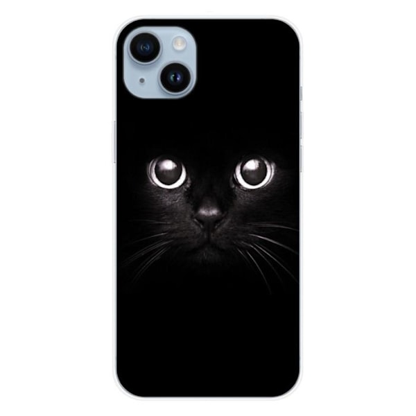 Siliconfodral - Kompatibel med Apple iPhone 14 Plus - design med kattögon Transparent