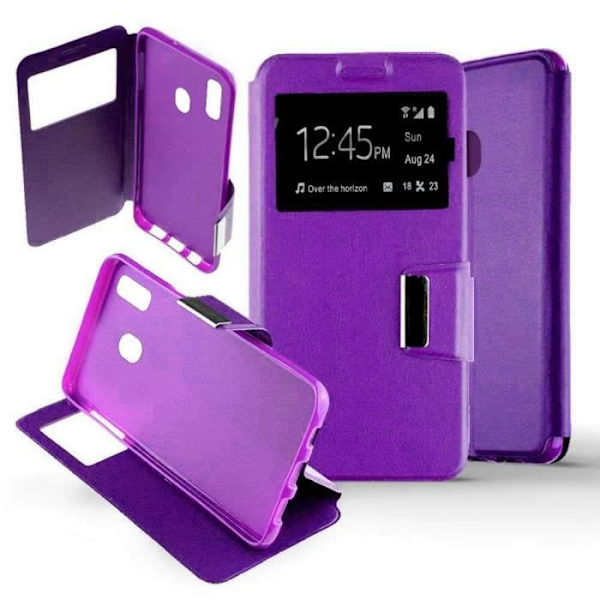Samsung Galaxy M20 Folio Fodral - Lila