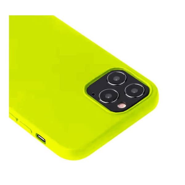 Siliconfodral i gul neon - Kompatibel med Huawei P40 Lite E fluorescerande gul