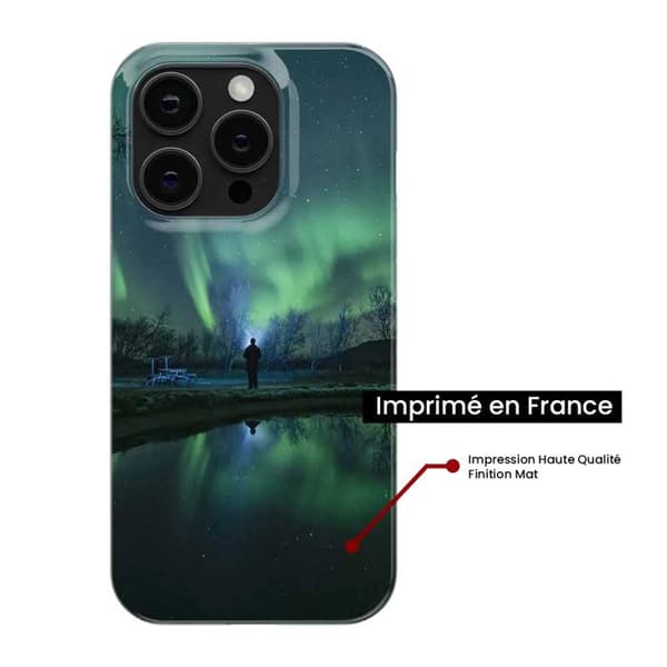 Siliconfodral - Kompatibel med Xiaomi Redmi Note 12 Pro Plus - design med norrljus Transparent