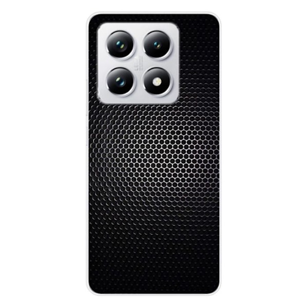 Siliconöverdrag - Kompatibel med Xiaomi 14T 4G - design mörk metall Transparent