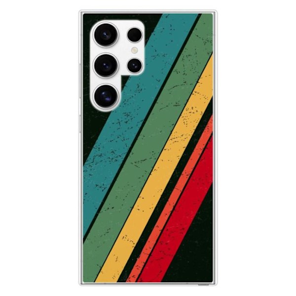 Silicone case - Kompatibel med Samsung Galaxy S24 Ultra - grunge-design Transparent