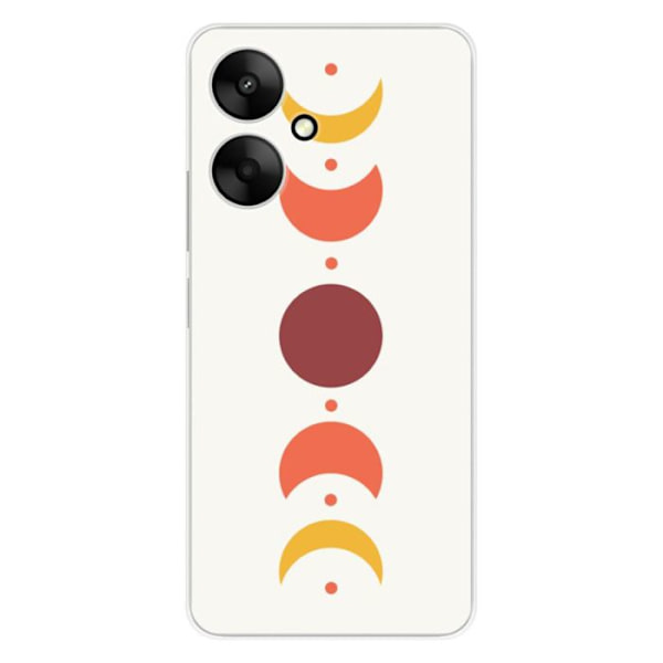 Siliconhölje - Kompatibel med Xiaomi Redmi 13C 5G - design eclipse Transparent