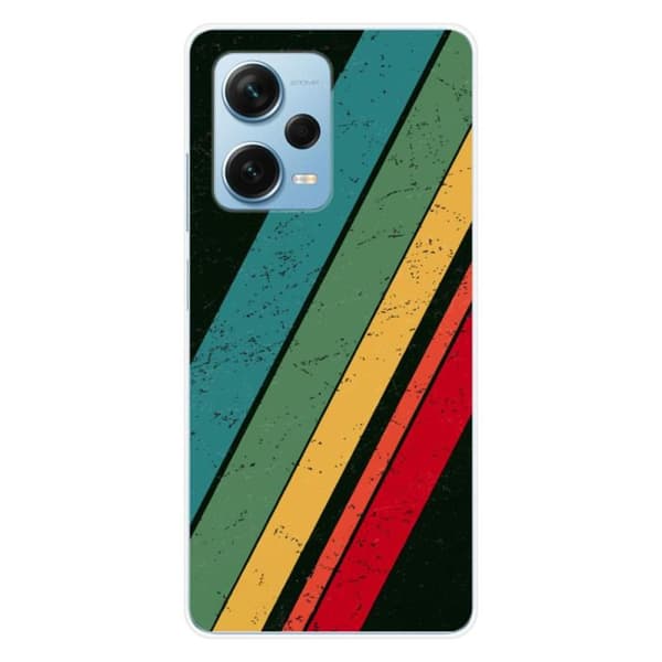 Siliconfodral - Kompatibel med Xiaomi Redmi Note 12 Pro Plus - grunge-design Transparent