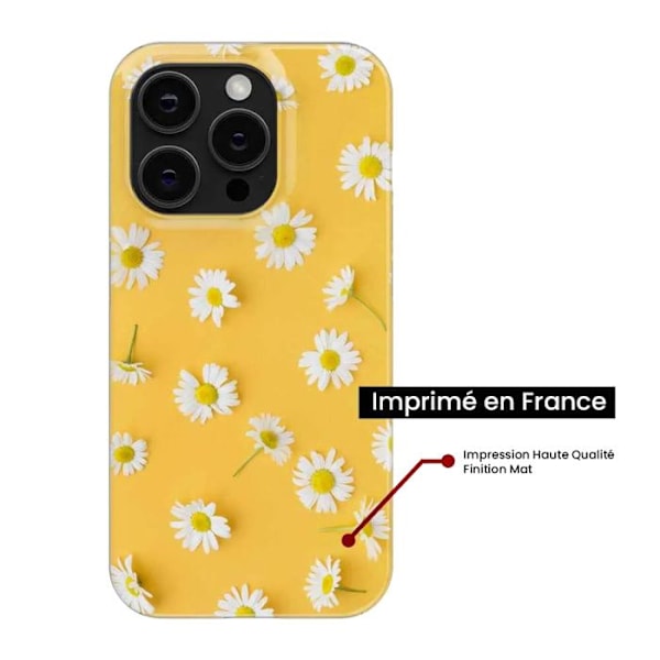 Silicone-skal med tryck kompatibel med Xiaomi Redmi Note 13 Pro 5G Marguerittes Transparent