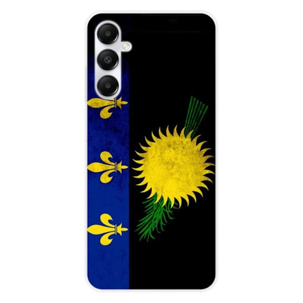 Siliconfodral - Kompatibel med Samsung Galaxy A05S - design med Guadeloupe-flaggan Transparent