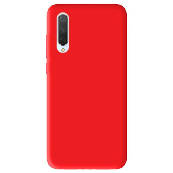 Röd silikonfodral - Kompatibel med Xiaomi Mi 9 Lite Röd