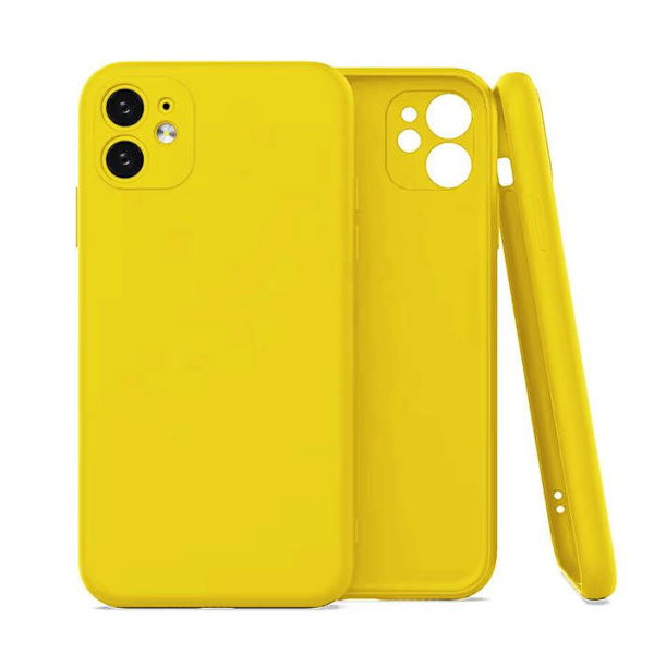 Gul silikonfodral - Kompatibel med Xiaomi Mi Note 10 gul