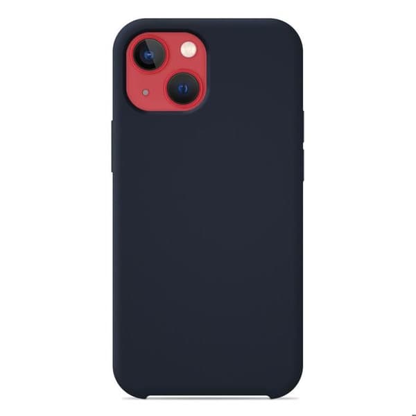 Siliconefodral Soft Touch - Apple - iPhone 13 - Blå - Stötresistent - Trådlös laddning blå