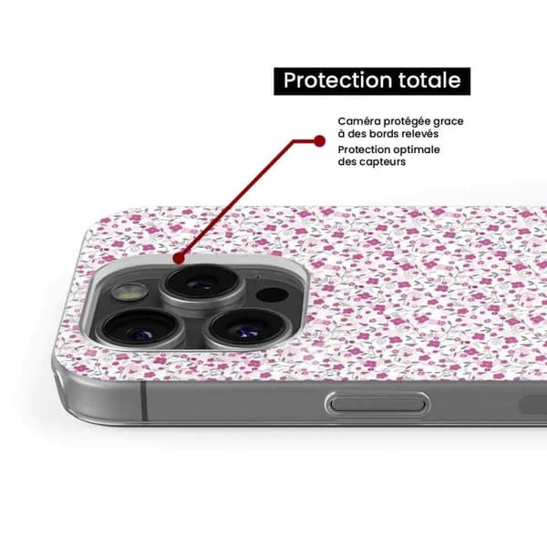 Siliconfodral - Kompatibel med Apple iPhone 13 Pro - design i vild liberty Transparent