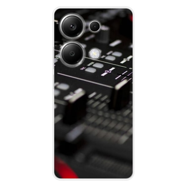 Siliconfodral - Kompatibel med Xiaomi Redmi Note 13 Pro 4G - design dj mixer Transparent